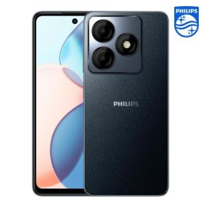 Philips Essence 20 6.56 HD Punch Hole 128GB ROM / Up to 8G ( 4 + 4 GB) Extended RAM  Android 13 -  Moonlight Black