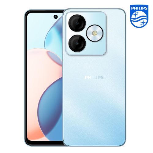 Philips Essence 20 6.56 HD Punch Hole 256GB ROM / Up to 16G ( 8 + 8 GB) Extended RAM Android 13 - Aurora Blue