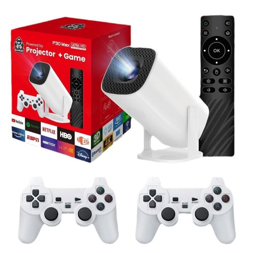Smart Android Home Theatre 4K Projector With 3000+ Games 4K 1080P Wifi 2.5G 5G Upgrade Android 11 30-150inch 180 Ansi Lumen