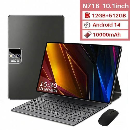 ZAOPAI 10.1? 10000mAh Android Gaming Tablet 12+512G Smooth Gaming Tablet Business Smart Tablet