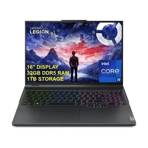 Lenovo Legion Pro 5 16irx9 Laptop – Core I9-14900hx – 32gb RAM – 1tb + 1tb Ssd – 16″ WQXGA” – 8gb Nvidia RTX 4070