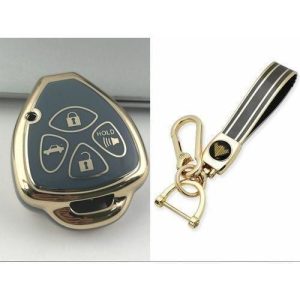Toyota Key holder+golden color remote key case cover