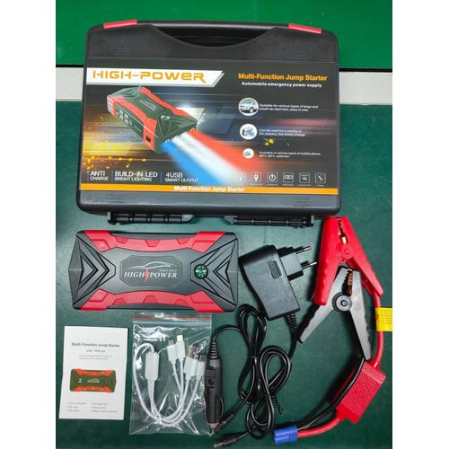 High Power JUMP STARTER KIT POWER BANK (4) Laptop & Mobile Devices – Emergency Car Battery 99800mAh 12V ULTRASAFE LITHIUM – Torch Light- MULTI FUNCTIONAL -HIGH BOOST PLUS