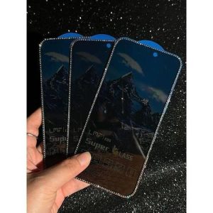 Genetic Luxury Glitter Diamond Tempered Screen Protector for iPhone 17pro max
