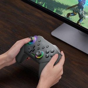 NEW SUPERB Game Joystick RGB Light 6-Axis Motion for Nintendo Switch OLED/LITE/PC Console