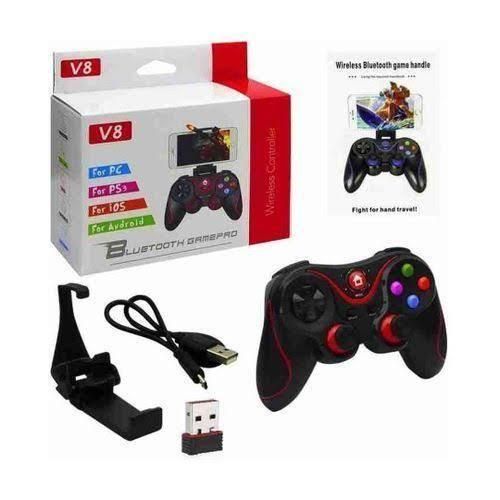 Bluetooth Gamepad with Adjustable Stand for Smartphone, Tablet, Smart TV and Android Box