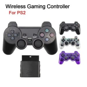 PlayX 2pcs Controller Wireless Pad for PS2 - PlayX) Controller fit for PlayStation 2. ( PII 2.4Ghz ) 2pcs