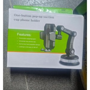 One Button Pop-up Suction Cup Phone Holder