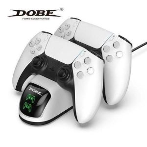 New Dock Dobe PS5 Pad Charger PS5 Controller Dual Charging Dock Station (TP5)