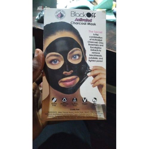 Black Off Activated Charcoal Mask