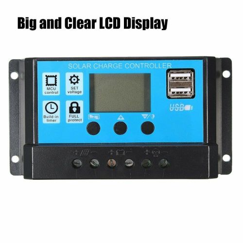 30a pwm 12v/24v solar charge controller