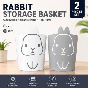 WATTSON Rabbit Storage Basket  2Pcs