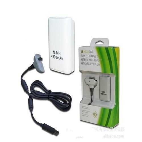 Play And Charge Kit For Xbox 360 Wireless Controller-BATTERY & CHARGER