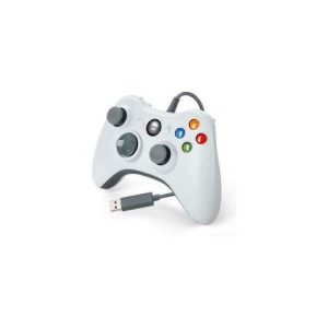 Microsoft Xbox 360 Wired Controller Pad - Latest Edition-WHITE