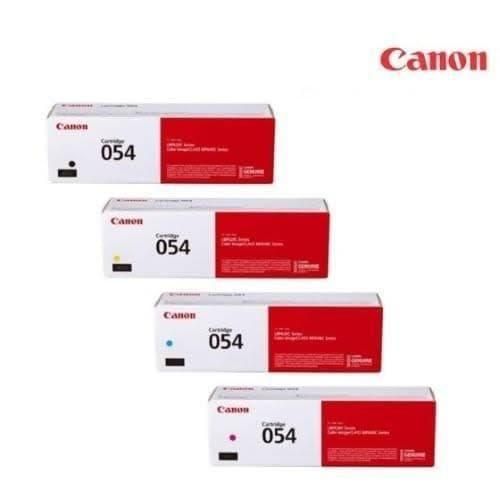 Canon 054 Toner Cartridge Black Cyan Yellow Magenta