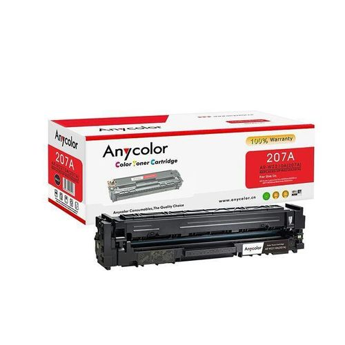 Anycolor Toner 207A Colour LaserJet Toner Cartridge (W2210A) Black