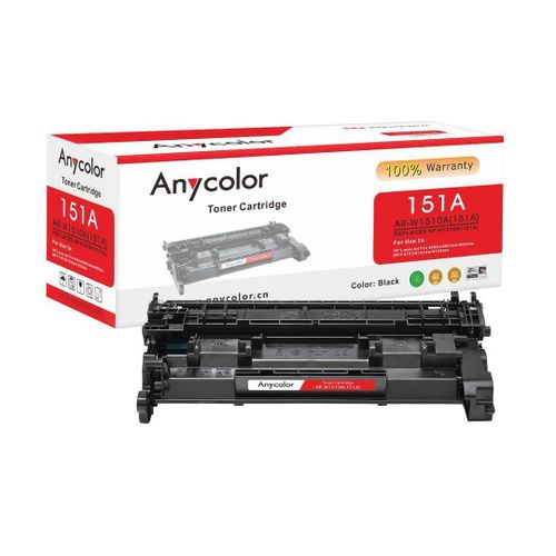 Anycolor Toner 151A LaserJet Toner Cartridge  (W1510A) Black