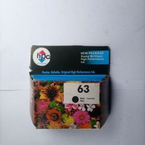 (HPCI High Performance Compartible Ink) 63 Black Ink Advantage Printer Cartridge