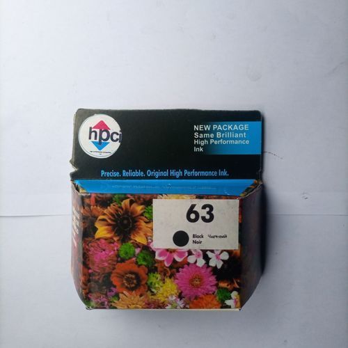 (HPCI High Performance Compartible Ink) 63 Black Ink Advantage Printer Cartridge