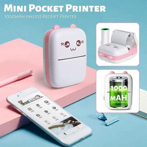 Wireless Rechargeable Portable Mini Thermal Printer