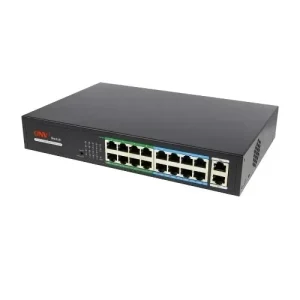ONV - Poe Switch - Onv-h1016pls - 16 Port 10/100mbps