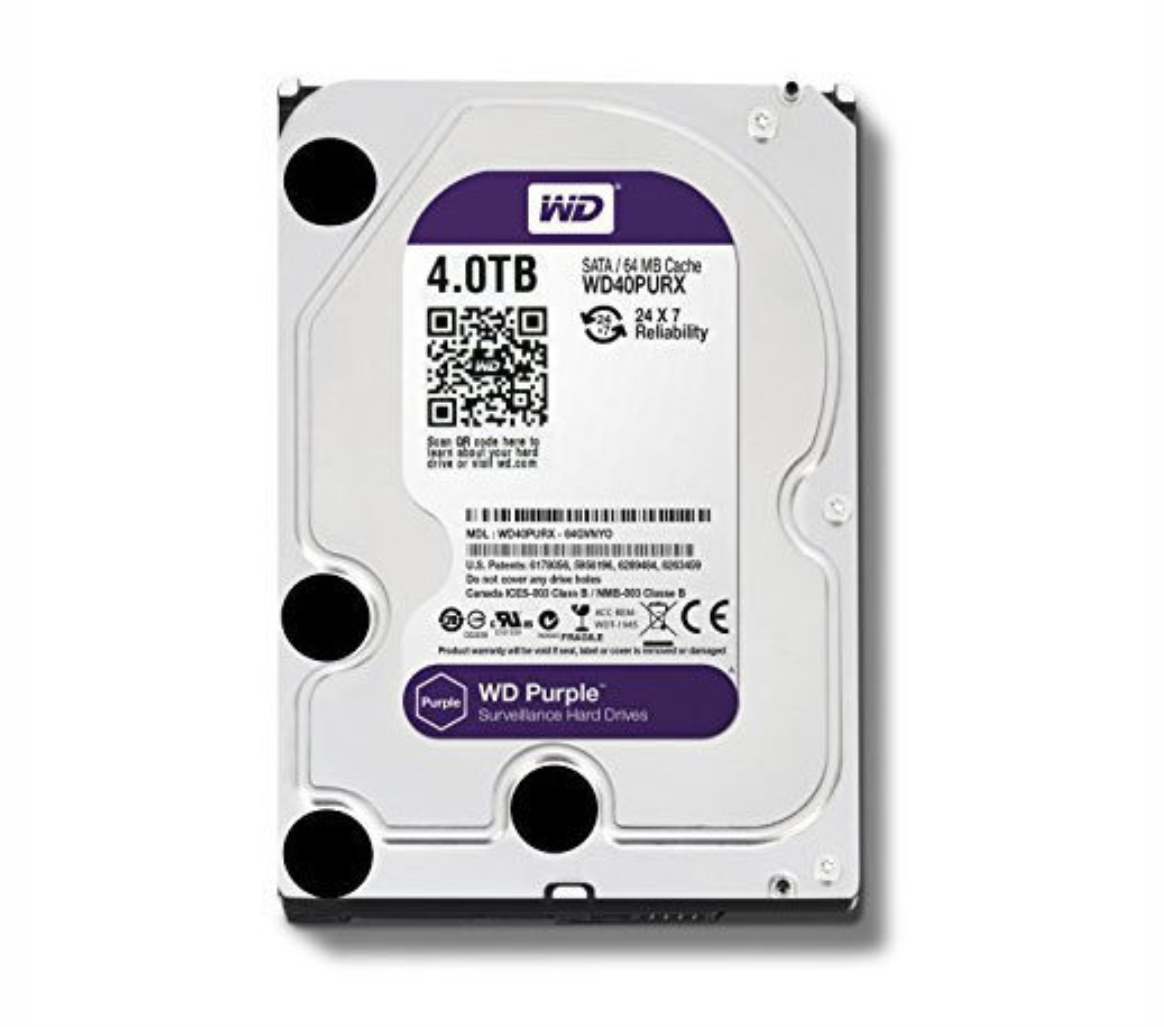4tb surveillance hd western digital purple