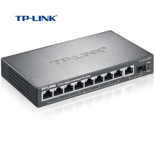 TP-Link 10port gigabit desktop Poe switch TL-SG1210p